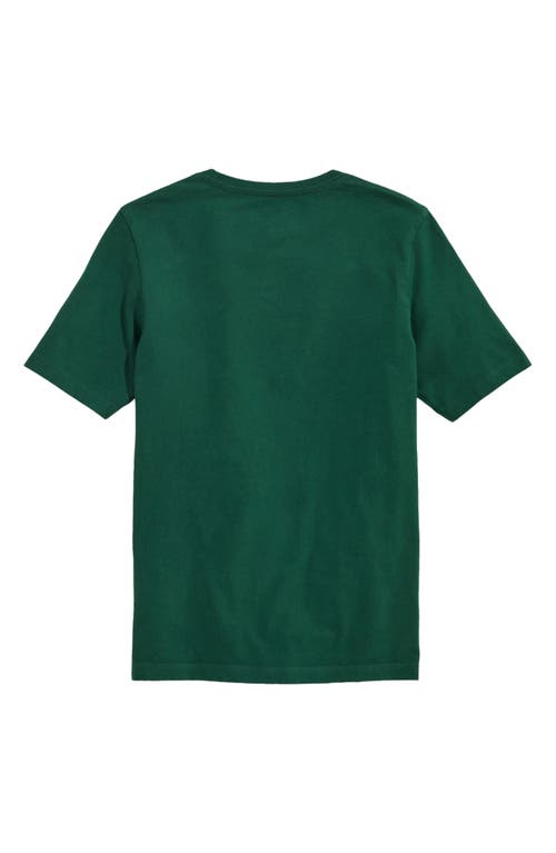 Shop Vineyard Vines Kids' Stacked Logo Graphic T-shirt In Charleston Green