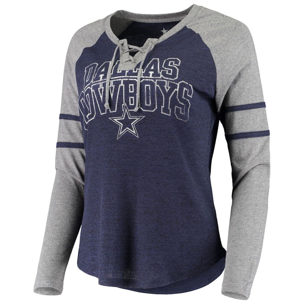 Dallas Cowboys Patrisse Lace-Up Raglan 