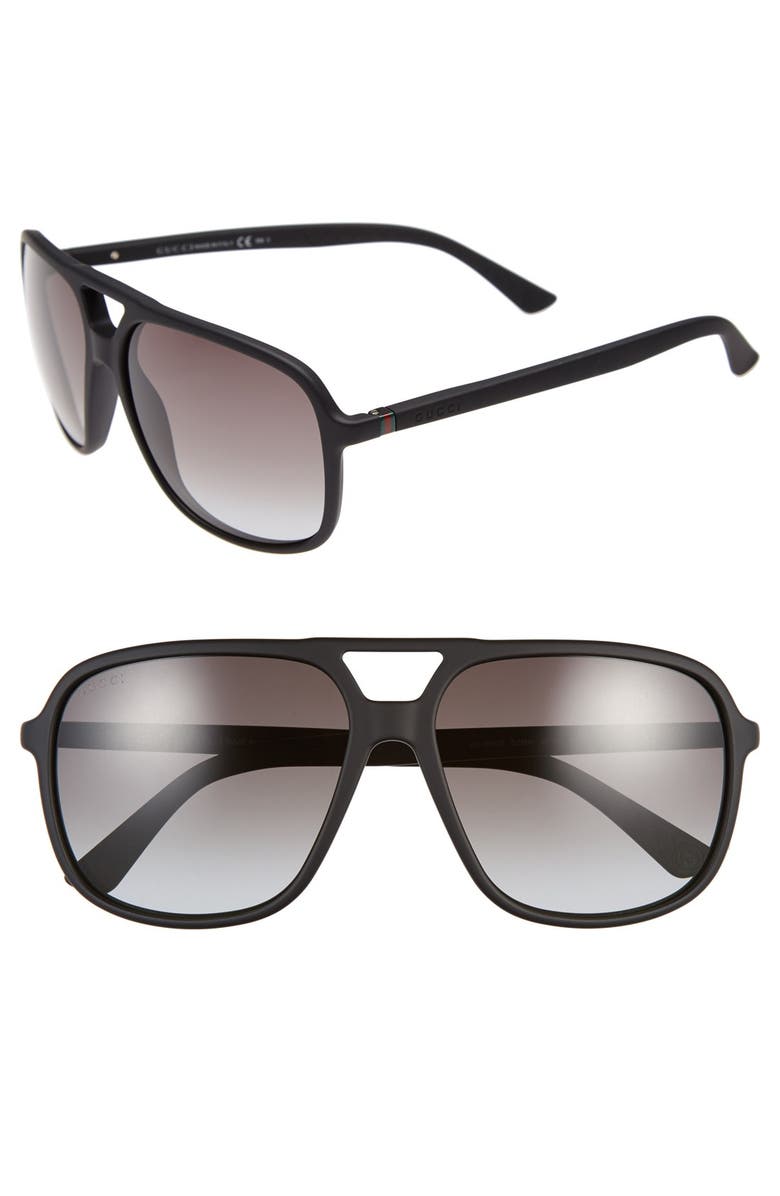 Gucci 60mm Aviator Sunglasses | Nordstrom