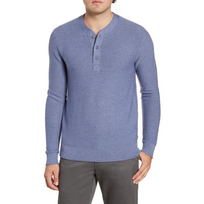 Bonobos Merino Wool Knit Henley, Blue