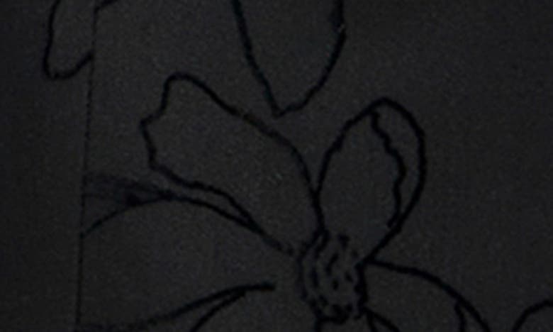 Shop Desigual Ame Aira Tonal Floral Pattern Blazer In Black