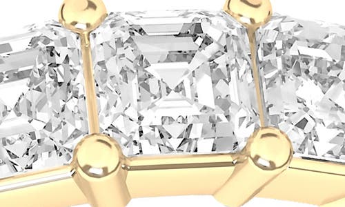 Hautecarat Lab Created Diamond Eternity Ring In Yellow Gold