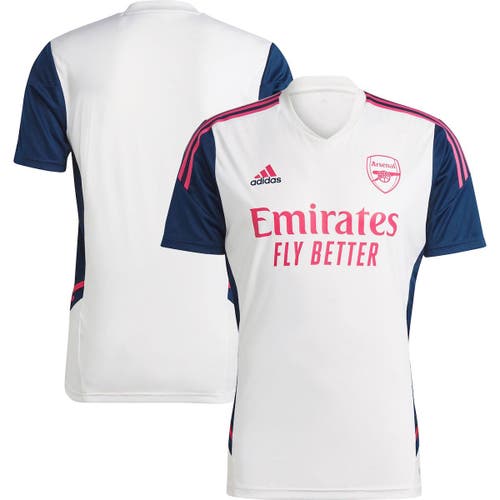 UPC 196460606248 product image for Men's adidas Arsenal 2022/23 Training Jersey in White at Nordstrom, Size Large | upcitemdb.com