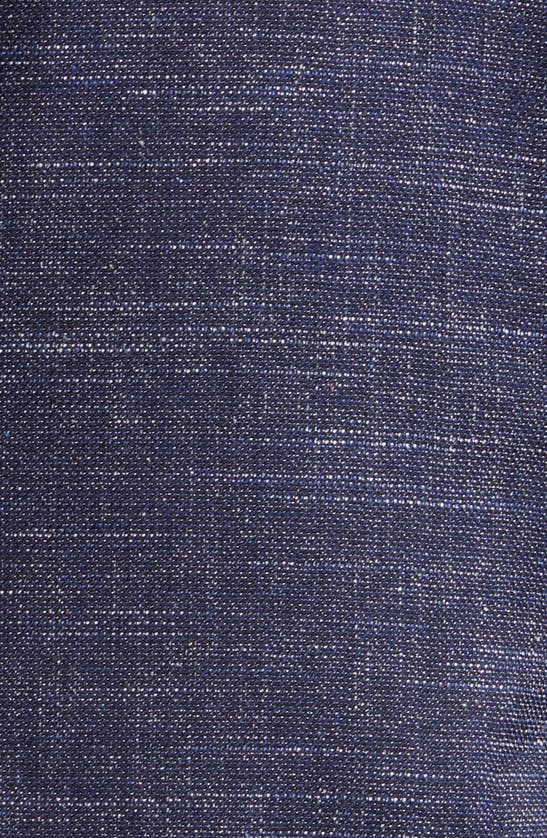 Shop Hugo Boss Hutson Solid Virgin Wool Blend Blazer In Dark Blue