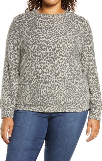 Brushed 2025 leopard sweater