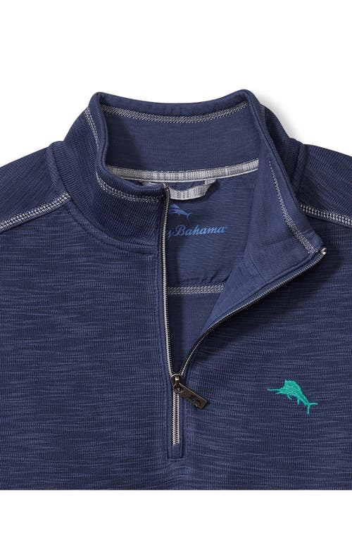 Shop Tommy Bahama Tobago Bay Half Zip Pullover In Island Nav