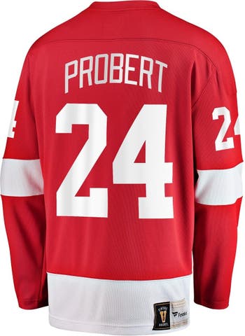 Men's Fanatics Branded Bob Probert Red Detroit Red Wings Premier Breakaway Retired Player Jersey