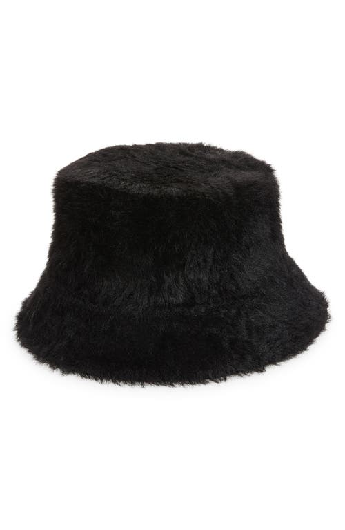 1950s Women’s Hat Styles & History BP. Furry Bucket Hat in Black at Nordstrom $19.00 AT vintagedancer.com