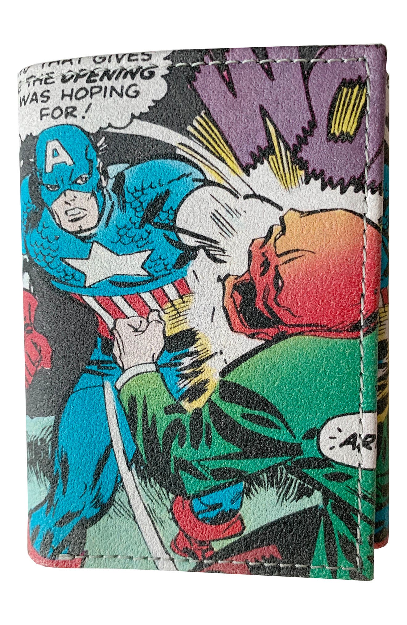 Marvel Captain America Trifold Wallet In Multi