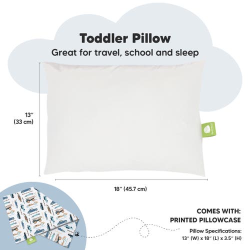 Shop Keababies Toddler Pillow With Pillowcase In Vroom