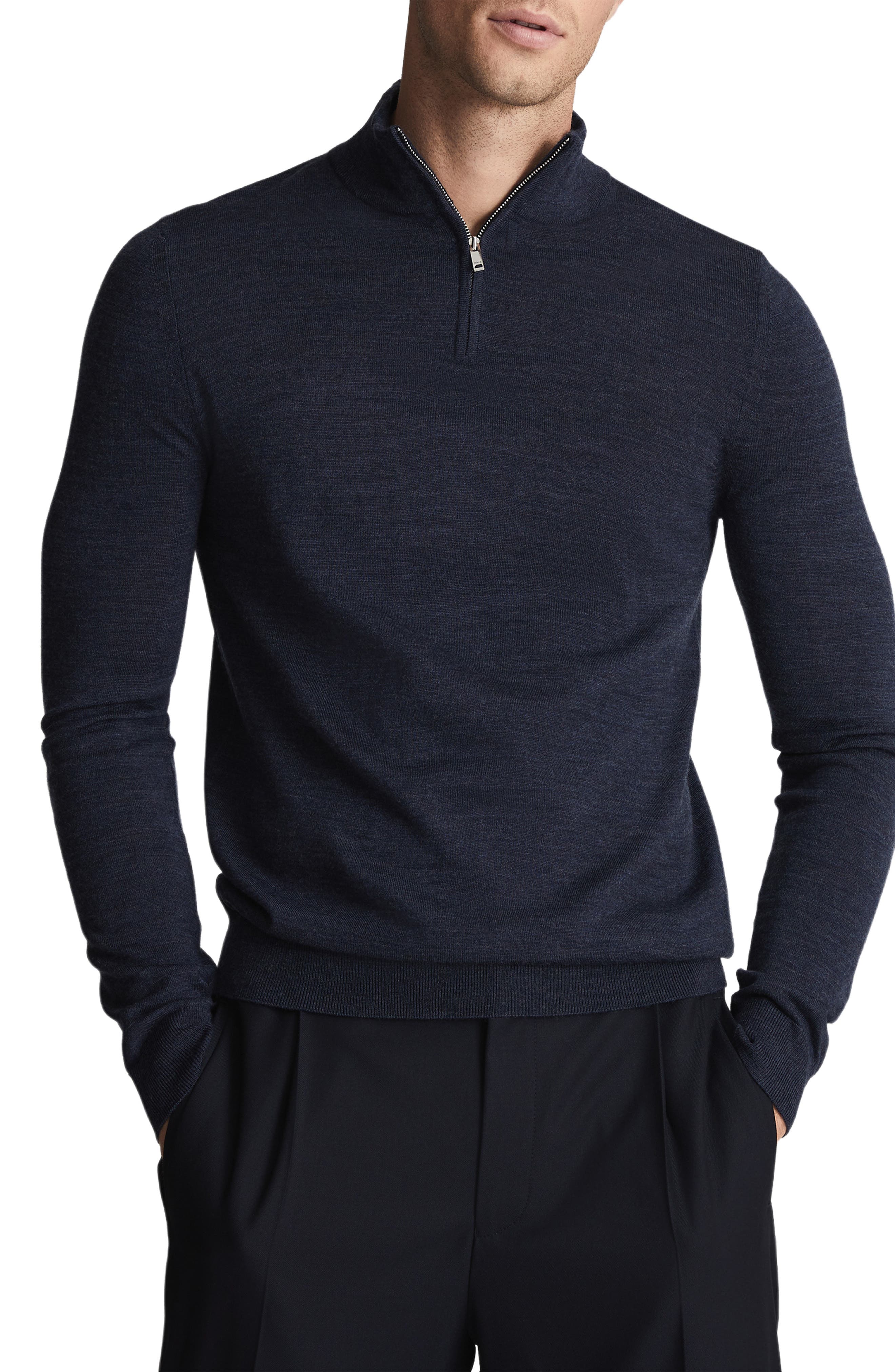 men's quarter zip pullover sweater