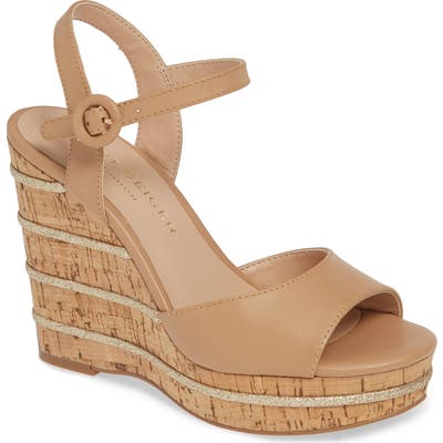 Kurt Geiger London Ally Wedge Platform Sandal, Beige