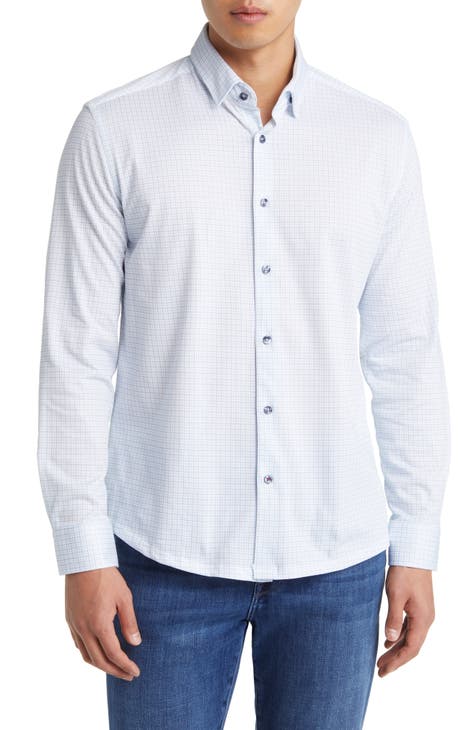 mens windowpane shirt | Nordstrom