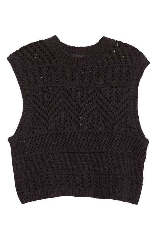 Rag & Bone Renée Sleeveless Sweater In Black