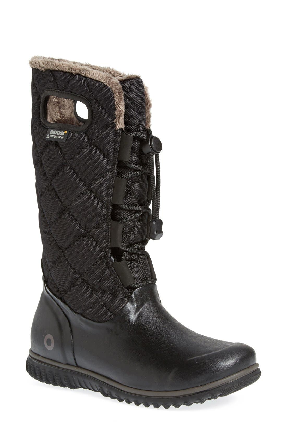 Bogs 'June' Lace High Waterproof Quilted Boot (Women) Nordstrom