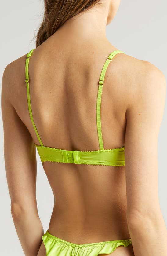 Shop Love Stories Romeo Lace Underwire Bra In Lime