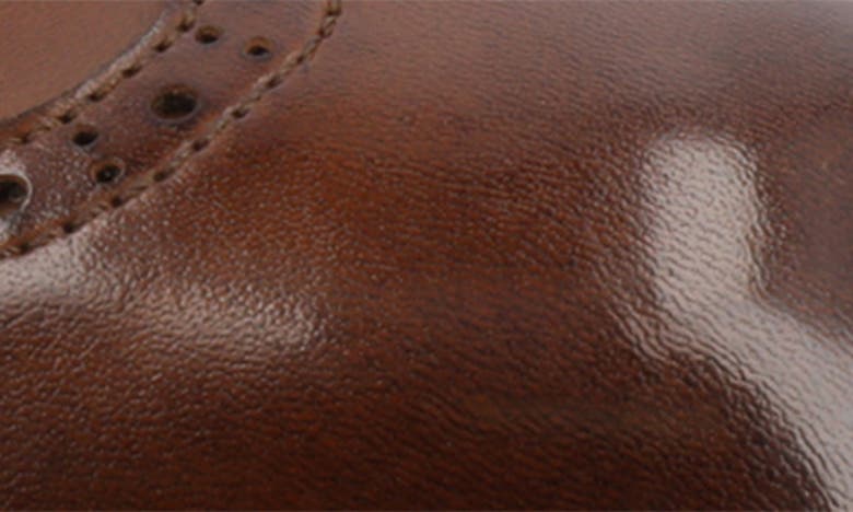 Vance Co. Nikola Tru Comfort Wingtip Slip-on Oxford In Brown