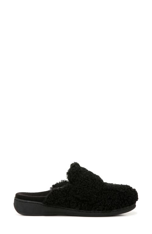 Vionic Gemma Ii Mule In Black Shearling