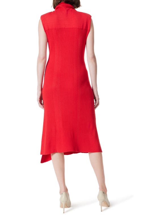 Do By Dee Ocleppo Asymmetric Hem Sweater Dress In Lollipop