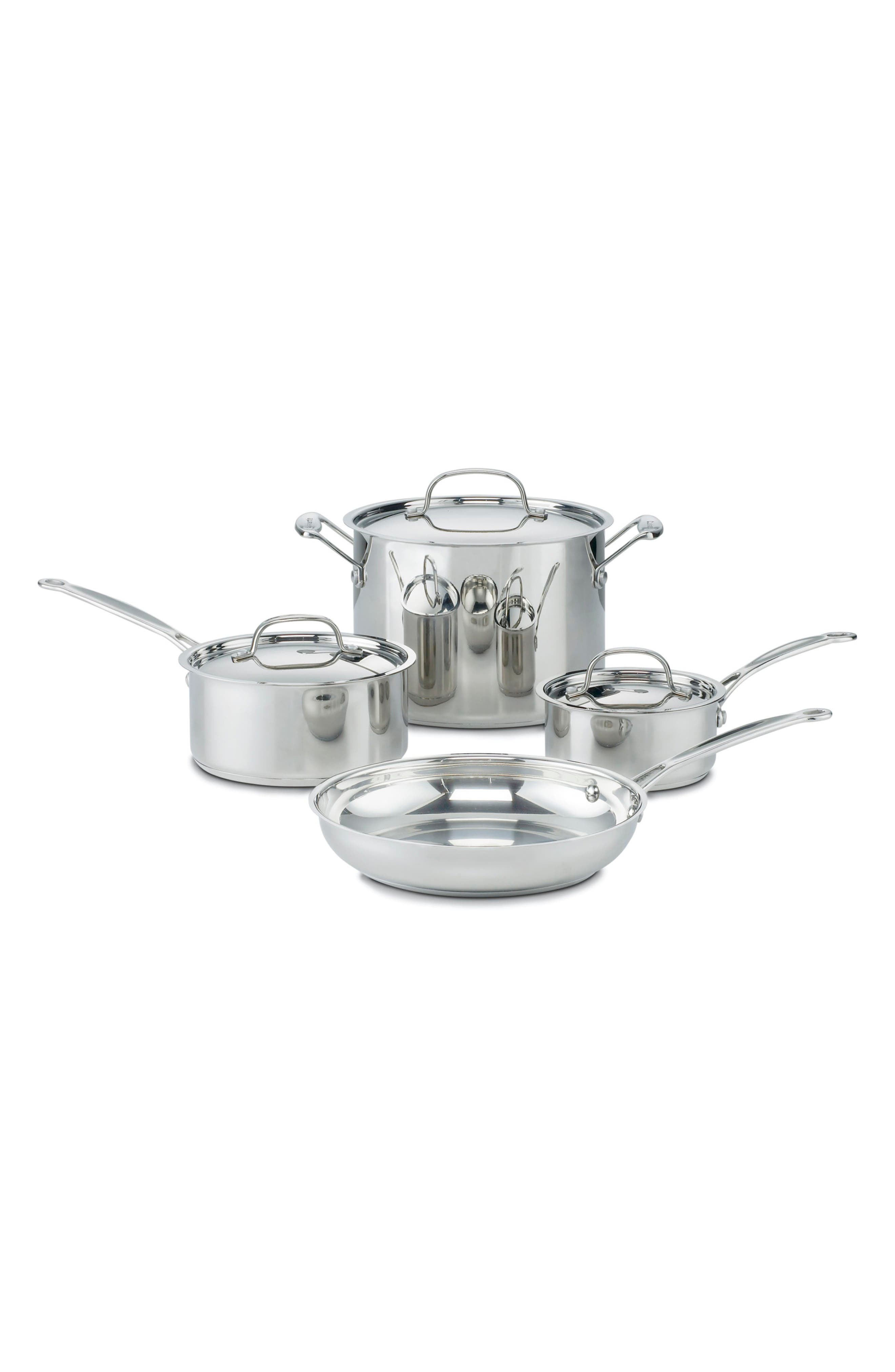 UPC 086279002358 product image for Cuisinart Chef's Classic Stainless Steel 7-Piece Cookware Set, Size One Size - M | upcitemdb.com