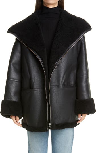 TOTEME Menfi Oversize Genuine Shearling Coat | Nordstrom