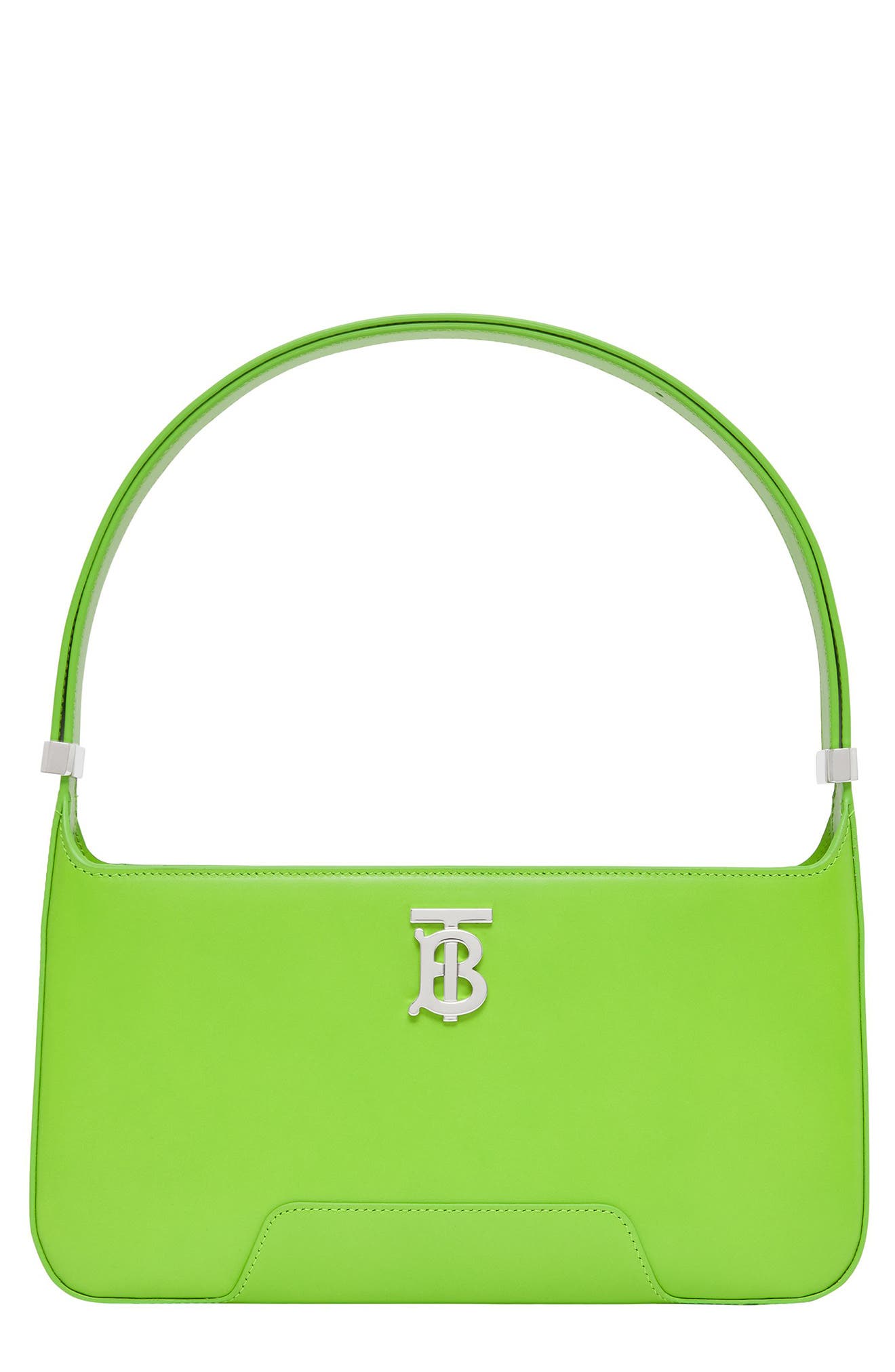 Burberry Medium TB Monogram Leather Shoulder Bag in Brilliant Green at Nordstrom