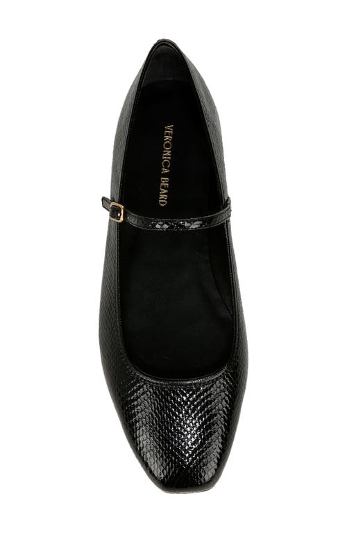 Shop Veronica Beard Ellie Mary Jane Flat In Black