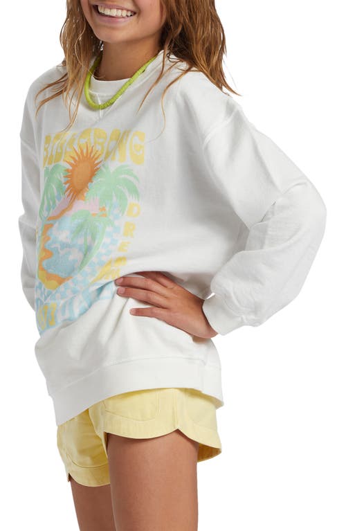 Shop Billabong Kids' Making Waves Sweatshirt In Salt