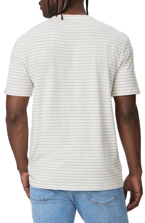 Shop Paige Ramirez Stripe Pocket T-shirt In Morning Riptide