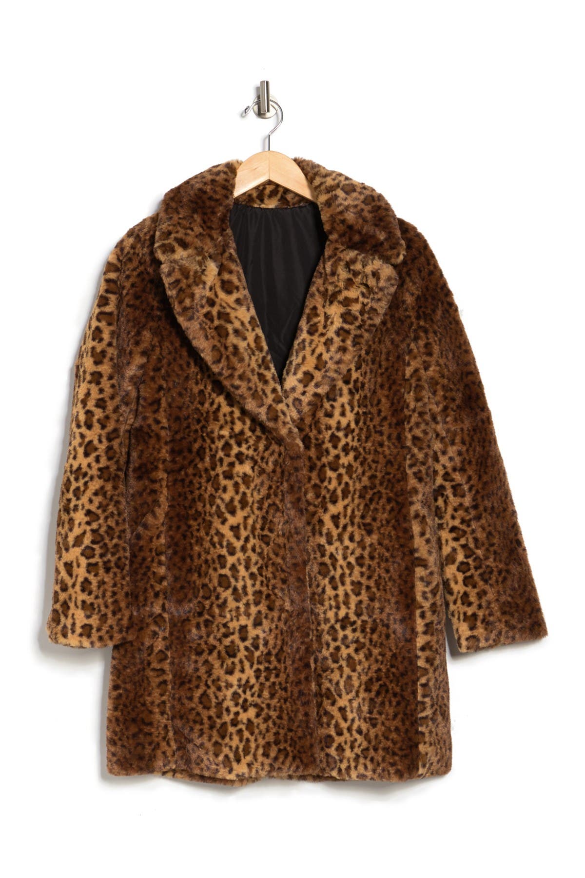 Nine West | Leopard Print Faux Fur Coat | HauteLook