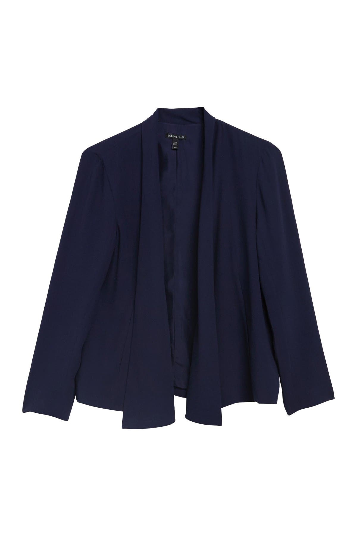 eileen fisher silk blazer