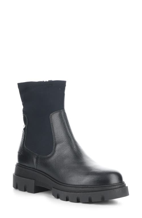 Bos. & Co. Five Waterproof Chelsea Boot In Black Vetro/trico
