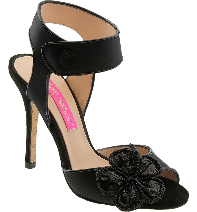 BETSEY JOHNSON 'Law' Pump, Main, color, BLACK