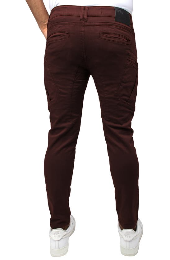 Shop X-ray Xray Slim Cargo Pants In Chocolate