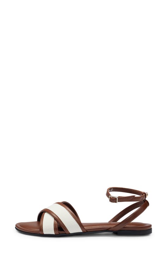 Shop Hugo Boss Millie Sandal In Rust