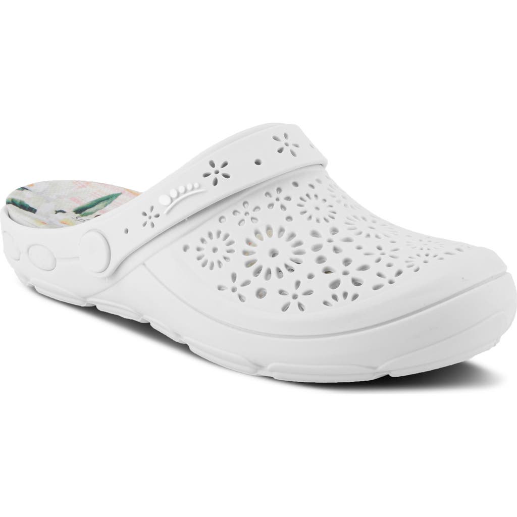 Spring Step Contigo Clog In White