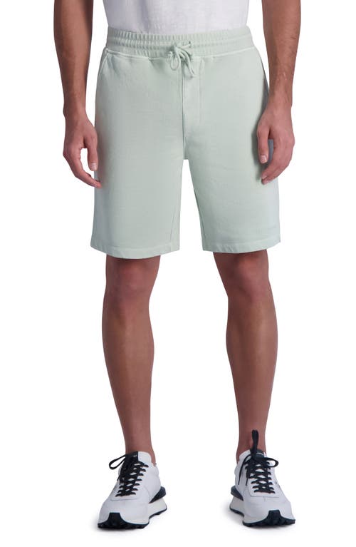 Karl Lagerfeld Paris Drawstring Sweat Shorts Mint at Nordstrom,