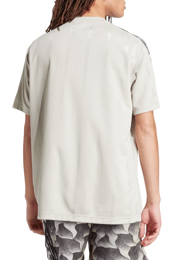 Shop Adidas Sportswear Tiro Logo Graphic T-shirt In Putty Grey