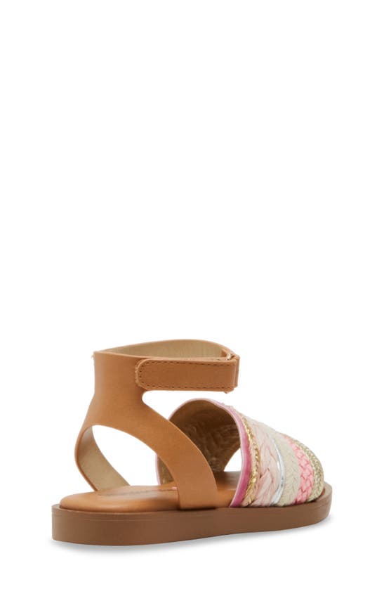 Shop Steve Madden Kids' Tkassi Ankle Strap Sandal In Pink