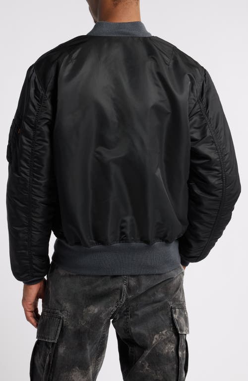 Shop Alpha Industries 1960s Ma-1 Flight Jacket In Black