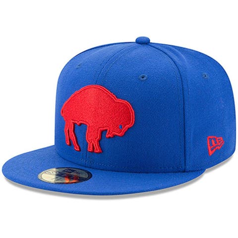 New Era Buffalo Bills Throwback Black Crimson Collection 59Fifty Fitted Cap