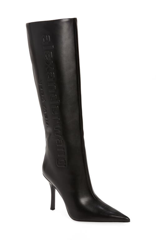 Alexander Wang Delphine Pointed Toe Boot Black at Nordstrom,