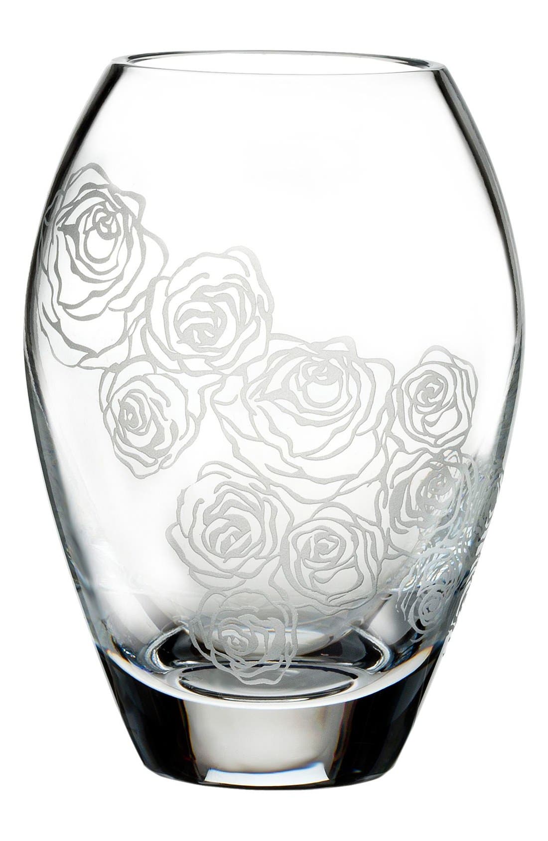 Monique Lhuillier Waterford 'Sunday Rose' Lead Crystal Posy Vase