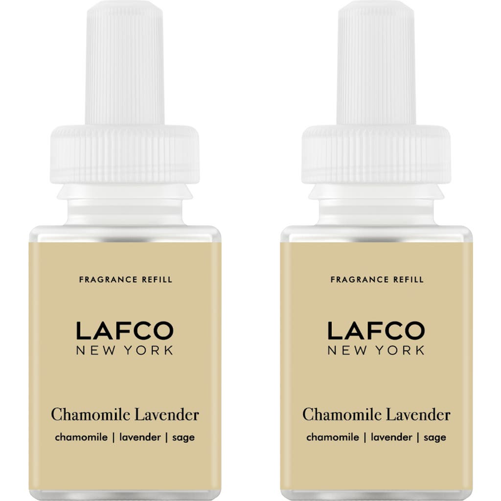 PURA x LAFCO Birchwood Molasses 2-Pack Smart Diffuser Fragrance Refills in Chamomile Lavender