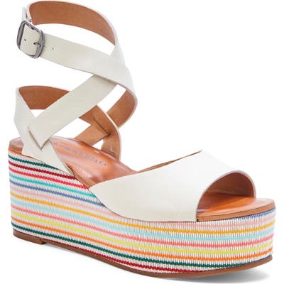 Lucky Brand Ginny Platform Sandal- White
