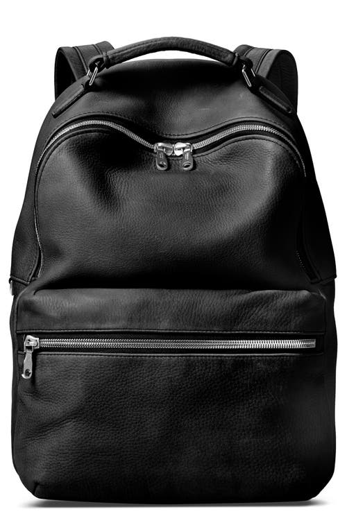 Shinola Runwell Leather Backpack in Black