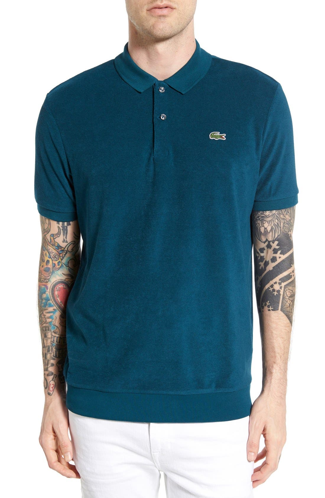 Lacoste Terry Cloth Polo | Nordstrom
