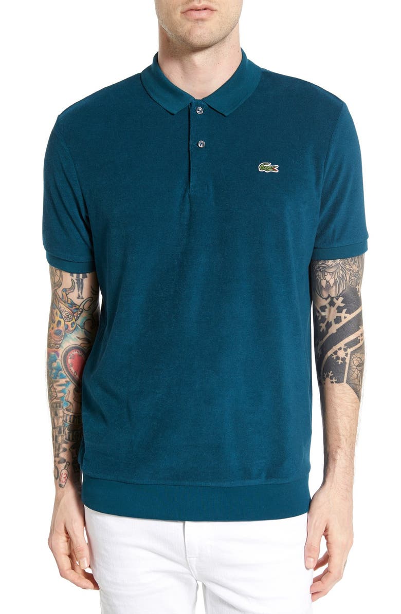 Lacoste Terry Cloth Polo Nordstrom