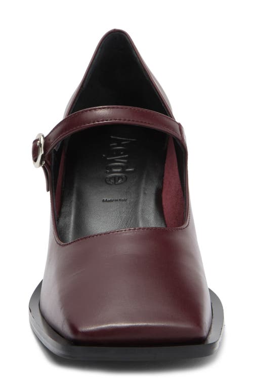 Aeyde Anya Square Toe Pump In Port