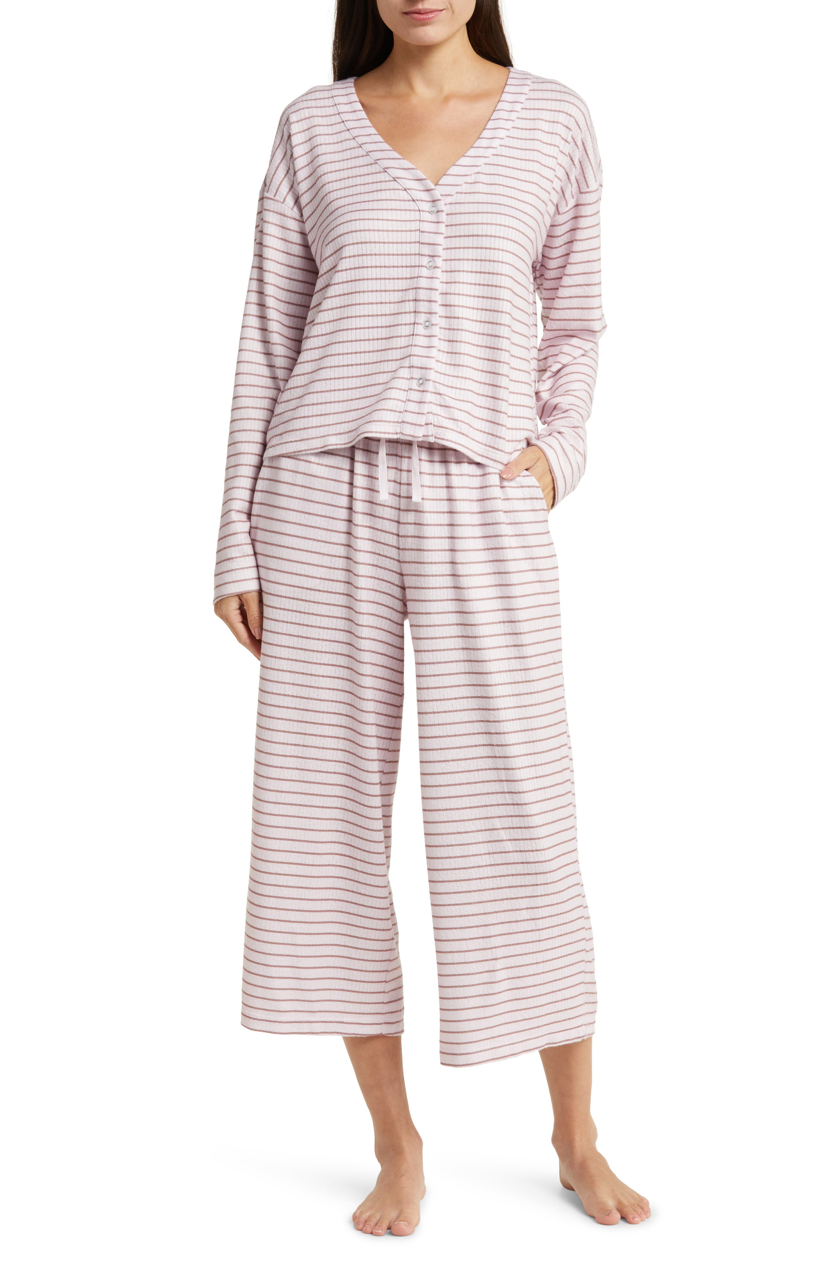 charter club printed fleece pajama set